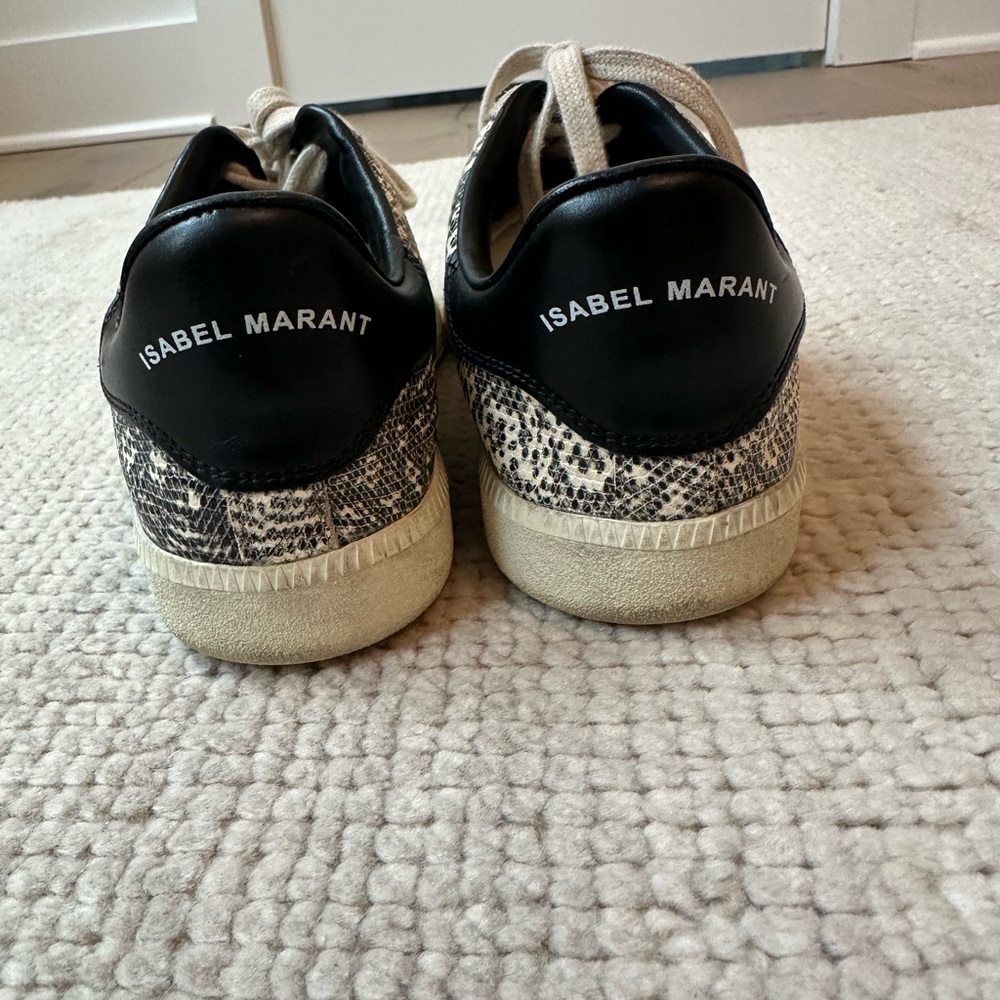 Isabel Marant Python Print Sneakers - image 4